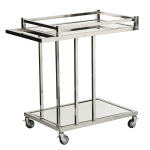 Beverly Hills Tarjoiluvaunu Teräs