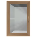 Timantti kehyksellinen lasiovi vetimellä