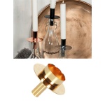 Apollo tuikkuteline pulloon - messinki