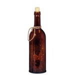 Koristepullo Led valoilla- kupari