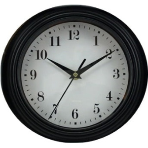 Basic Seinäkello musta
