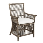 Columbus rottinkituoli käsinojilla