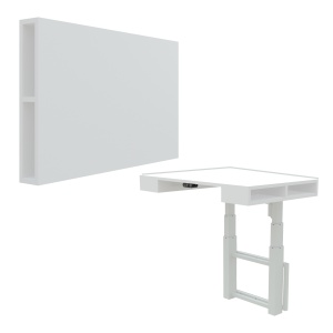 Wall klaffi sähkötyöpöytä 100x60 cm