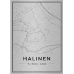 Kaupunkijuliste - Turku - Halinen