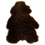 Suomen lampaantalja - lyhyt karva - Ruskea - saatavus 1 kpl