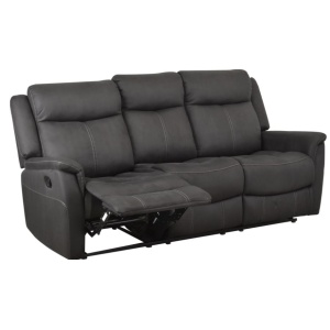 Falcon 3 ist reclinersohva -  Musta kangasverhoilu