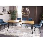 Fresno ruokailuryhmä Chic tuoleilla - jatkettava