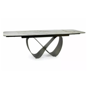 Infinity ruokapöytä amber bianco - jatkettava