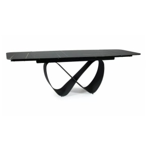 Infinity ruokapöytä azario black - jatkettava