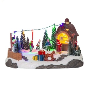 Joulumaisema luistelukenttä