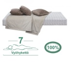 100% Luonnonkumi 7 Vyöhykkeen patja 90x200 cm