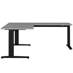 Agenda kulma sähkötyöpöytä 8513 - 160x193x 67cm