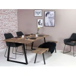 Curve 295 ruokailuryhmä 8 Angel tuolilla - Jatkettava