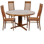 Björkman pyöreä ruokailuryhmä 110