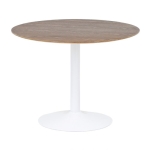 Bari ruokapöytä valkoisella jalalla