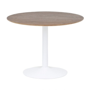 Bari ruokapöytä valkoisella jalalla